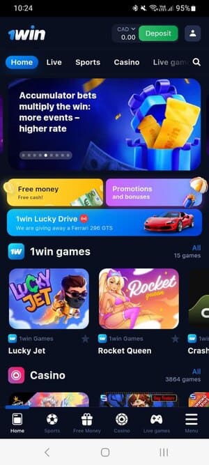 Kubashiri Michezo kwenye 1Win