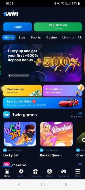 Maagizo ya Usajili na Kuingia kwenye Programu ya 1Win nchini Kenya